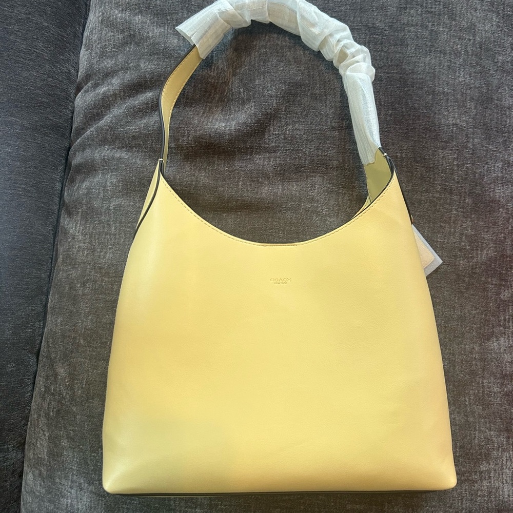 Coach Yellow Leather Women's Bag